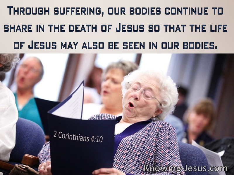2 Corinthians 4:10 Through Suffering We Share In The Death Of Christ (windows)10:04